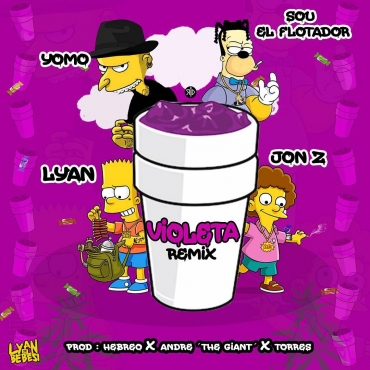 Lyan Ft. Jon Z, Yomo y Sou El Flotador - Violeta Remix MP3